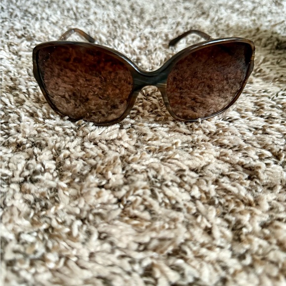 Chanel Black Quilted sunglasses with case